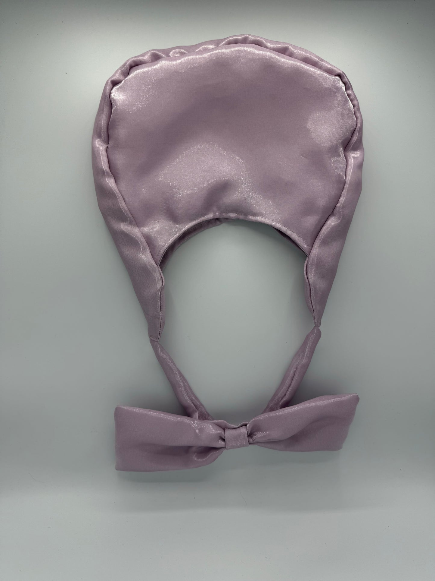 Lilac Satin Bow Bag