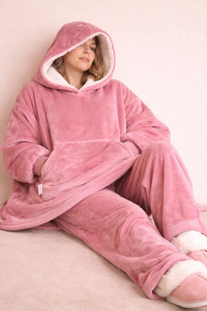 Pink KUSCH-Set Hoodie