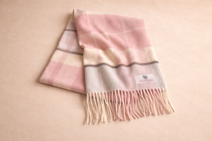 Pink Wool Scarf